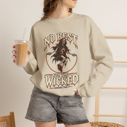 No Rest for the Wicked — Halloween Unisex Crewneck| Ascensum Wear