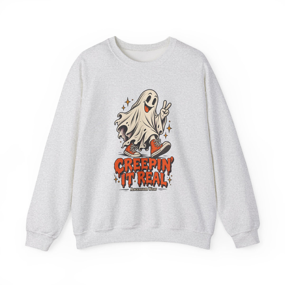 Creepin' It Real — Halloween Unisex Crewneck | Ascensum Wear