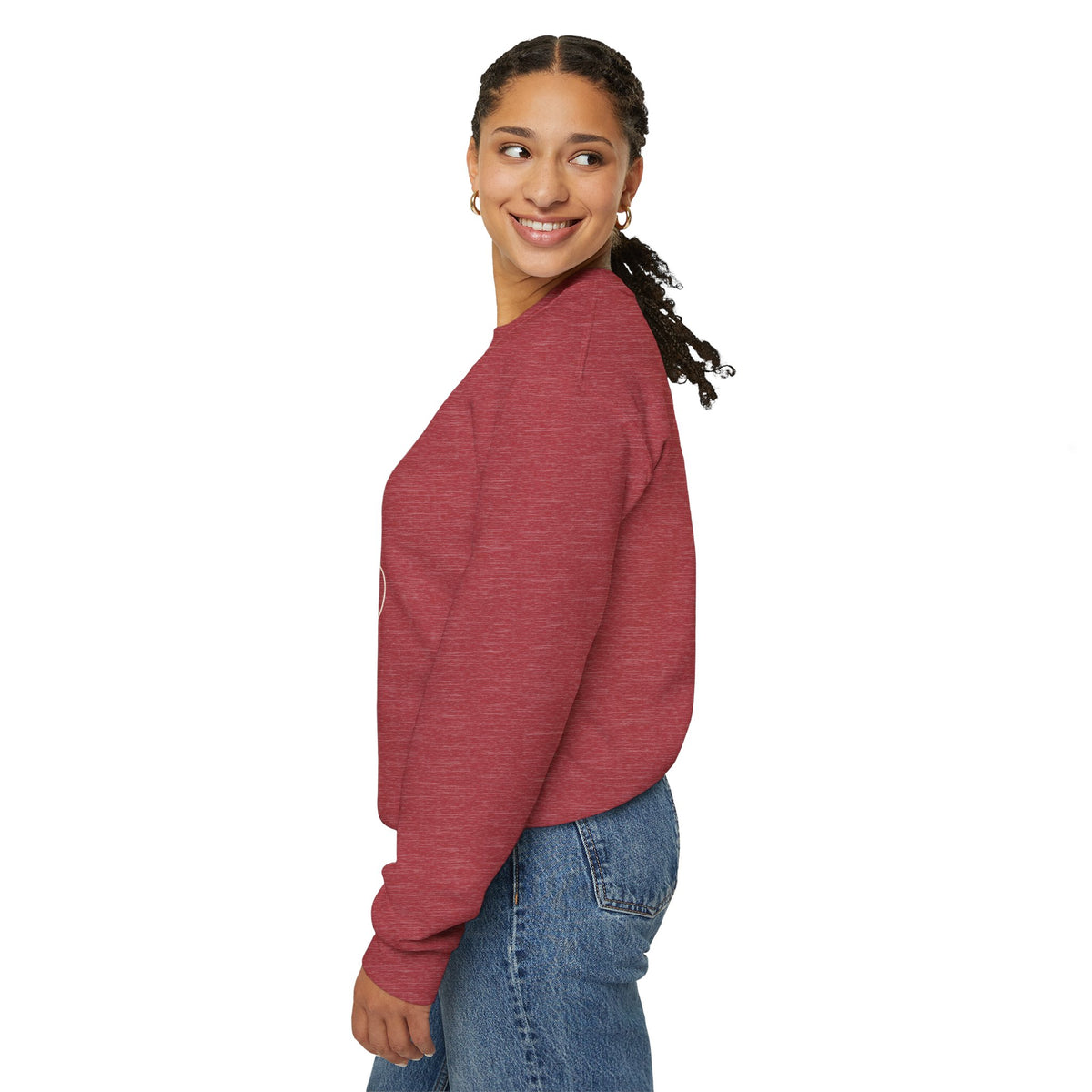 Overthinking Is My Cardio — Women's Empowerment Back Print Crewneck | Ascensum Wear