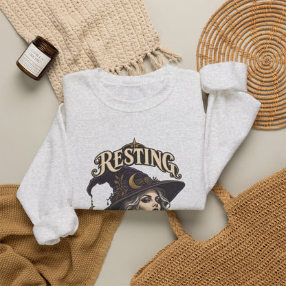 Resting Witch Face — Halloween Unisex Crewneck | Ascensum Wear