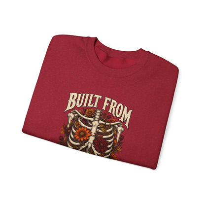 Bullet From Bad Days — Skeleton Flowers Halloween Crewneck | Ascensum Wear