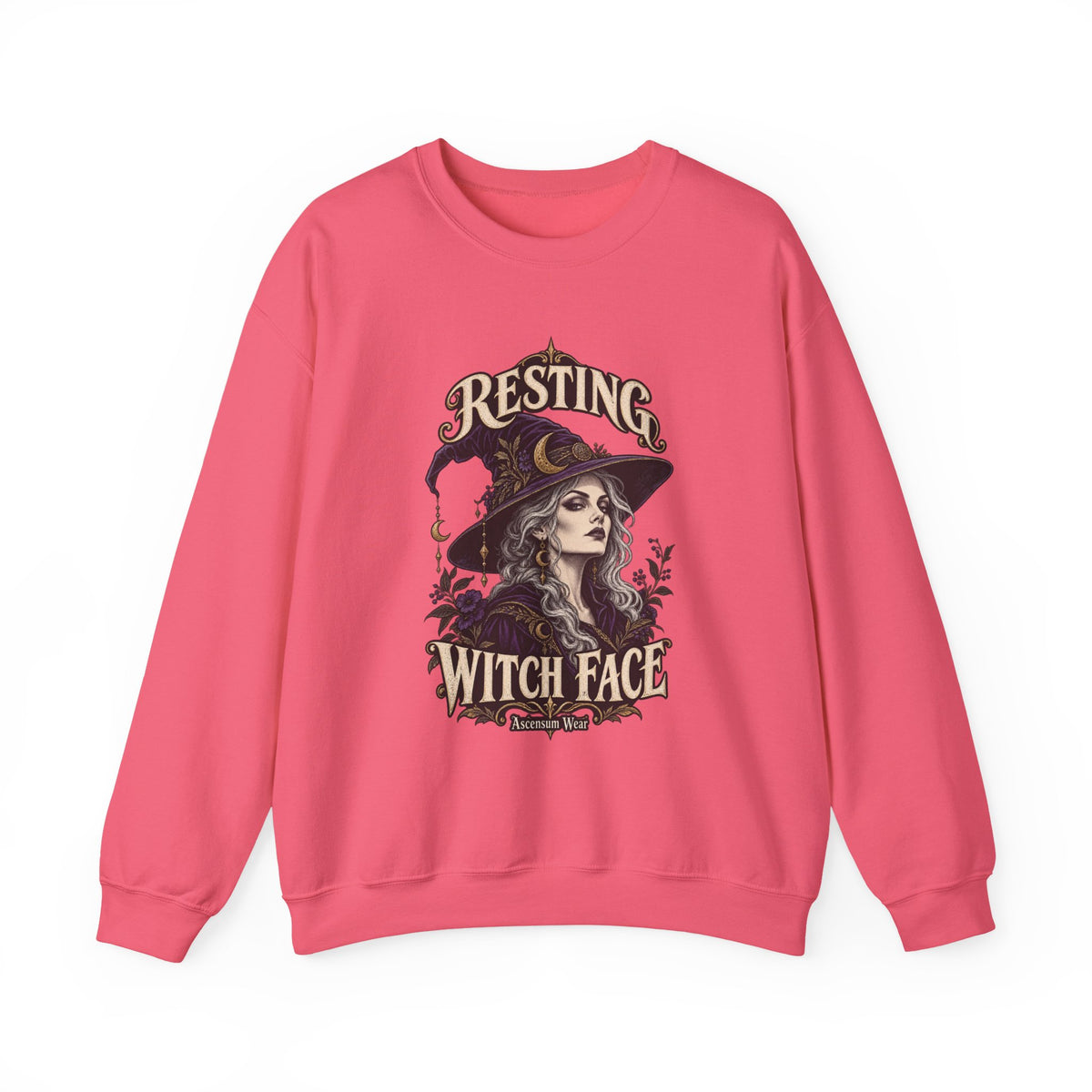 Resting Witch Face — Halloween Unisex Crewneck | Ascensum Wear