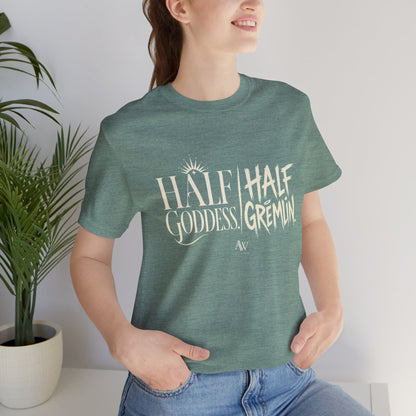 Half Goddess, Half Gremlin — Women's Empowerment Tee | Ascensum Wear