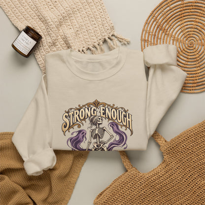 Strong Enough to Haunt You — Halloween Unisex Crewneck | Ascensum Wear
