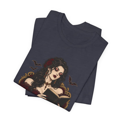 Unbothered & Undead — Women's Gothic Halloween Tee | Ascensum Wear