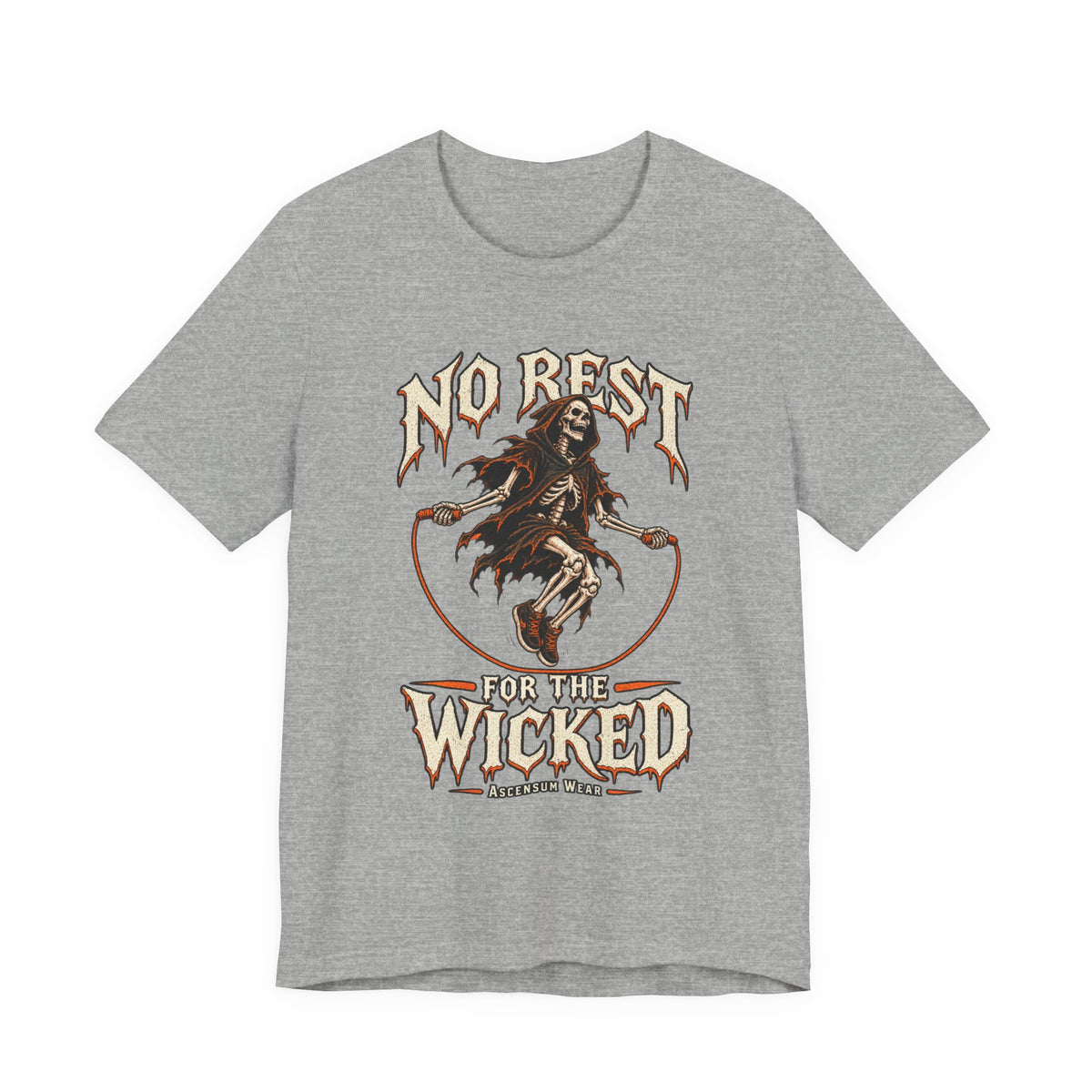 No Rest for the Wicked — Halloween Unisex Tee | Ascensum Wear