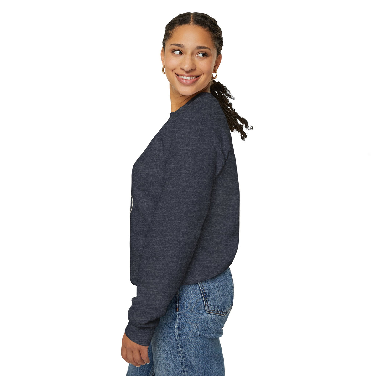 Overthinking Is My Cardio — Women's Empowerment Back Print Crewneck | Ascensum Wear