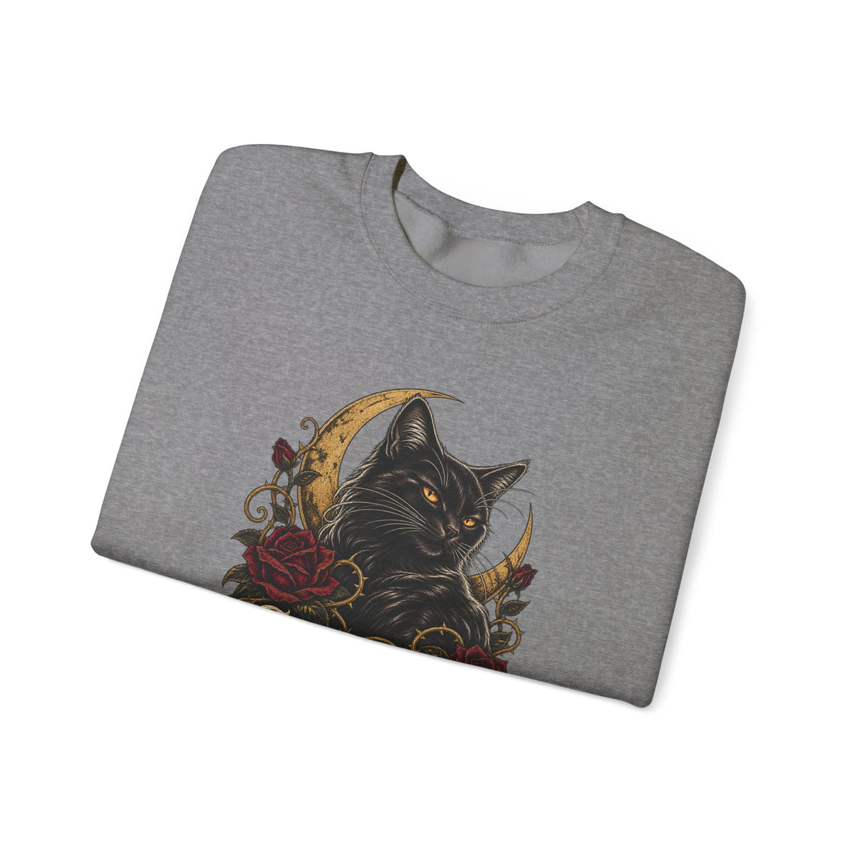 Sweet But Sinister — Black Cat Halloween Crewneck | Ascensum Wear