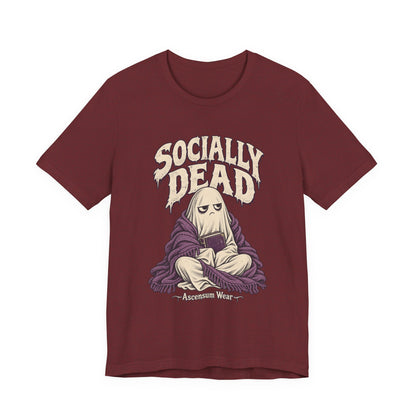 Socially Dead — Halloween Unisex Tee | Ascensum Wear