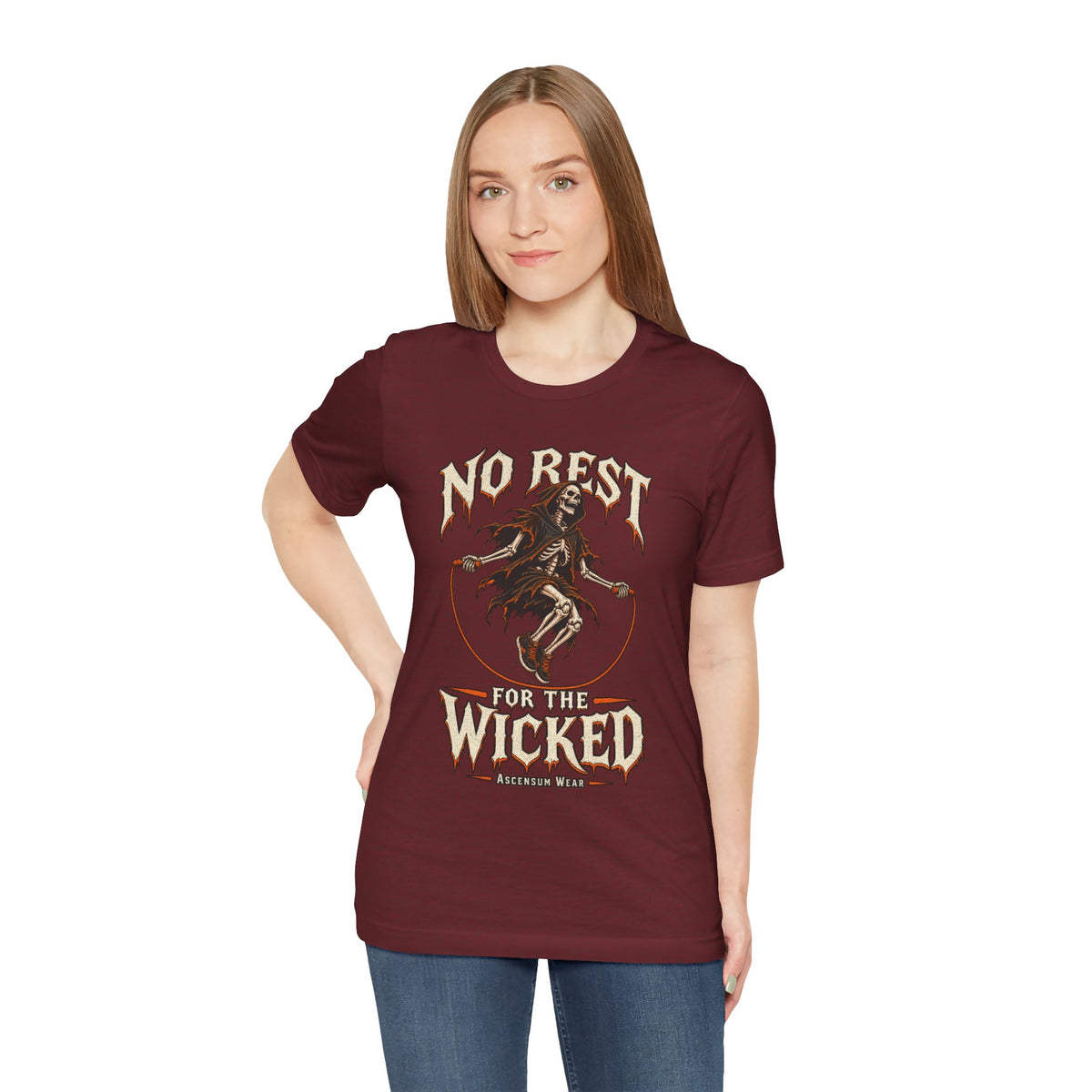 No Rest for the Wicked — Halloween Unisex Tee | Ascensum Wear