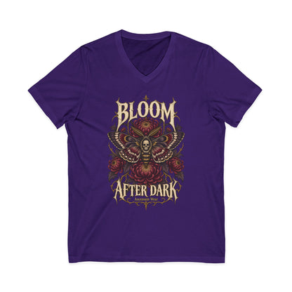 Bloom After Dark — Halloween Unisex V Neck | Ascensum Wear