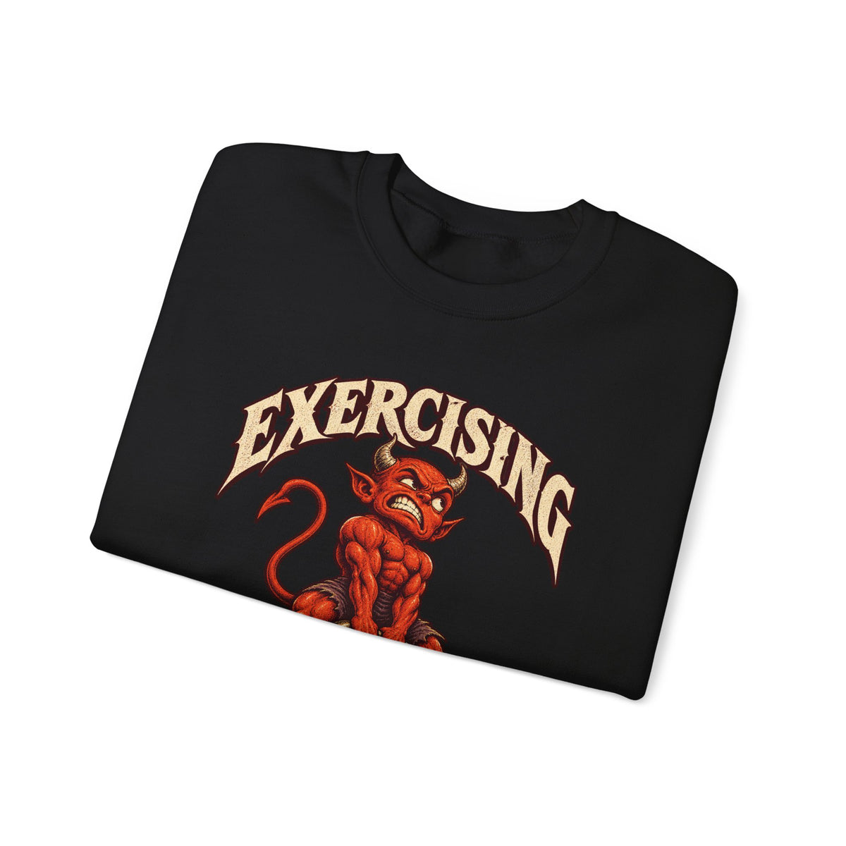 Exercising My Demons — Halloween Unisex Crewneck | Ascensum Wear