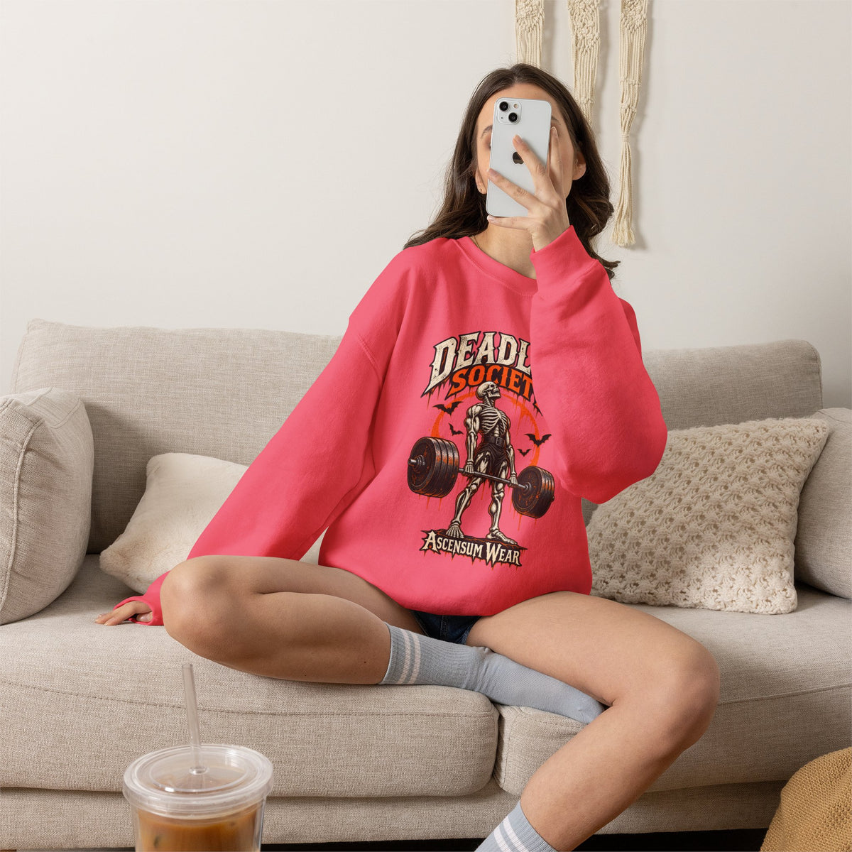 Deadlift Society — Fitness Halloween Unisex Crewneck | Ascensum Wear