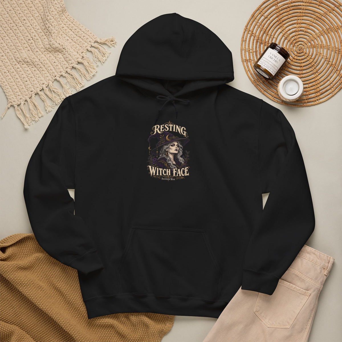 Resting Witch Face — Halloween Unisex Hoodie | Ascensum Wear
