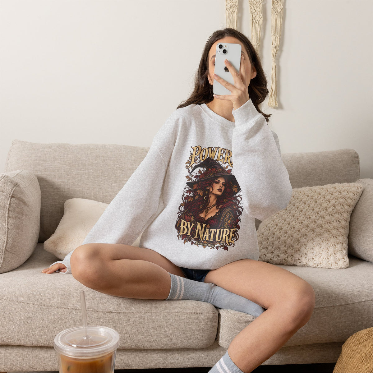 Powered By Nature — Halloween Unisex Crewneck | Ascensum Wear