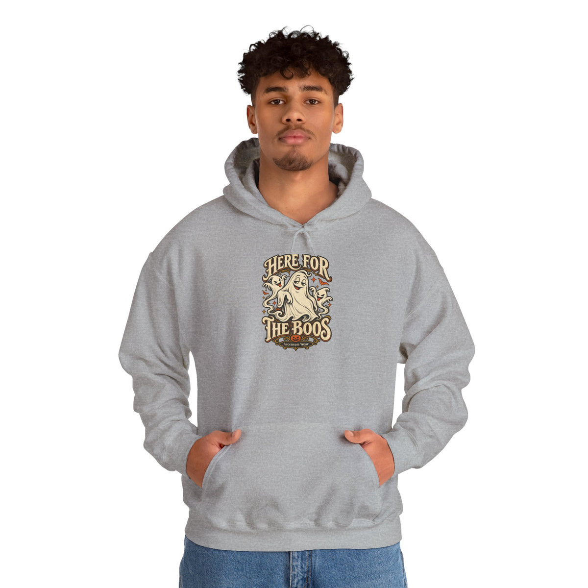 Here for the Boos — Vintage Ghost Trio Unisex Tee | Ascensum Wear