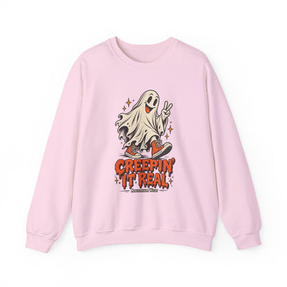Creepin' It Real — Halloween Unisex Crewneck | Ascensum Wear