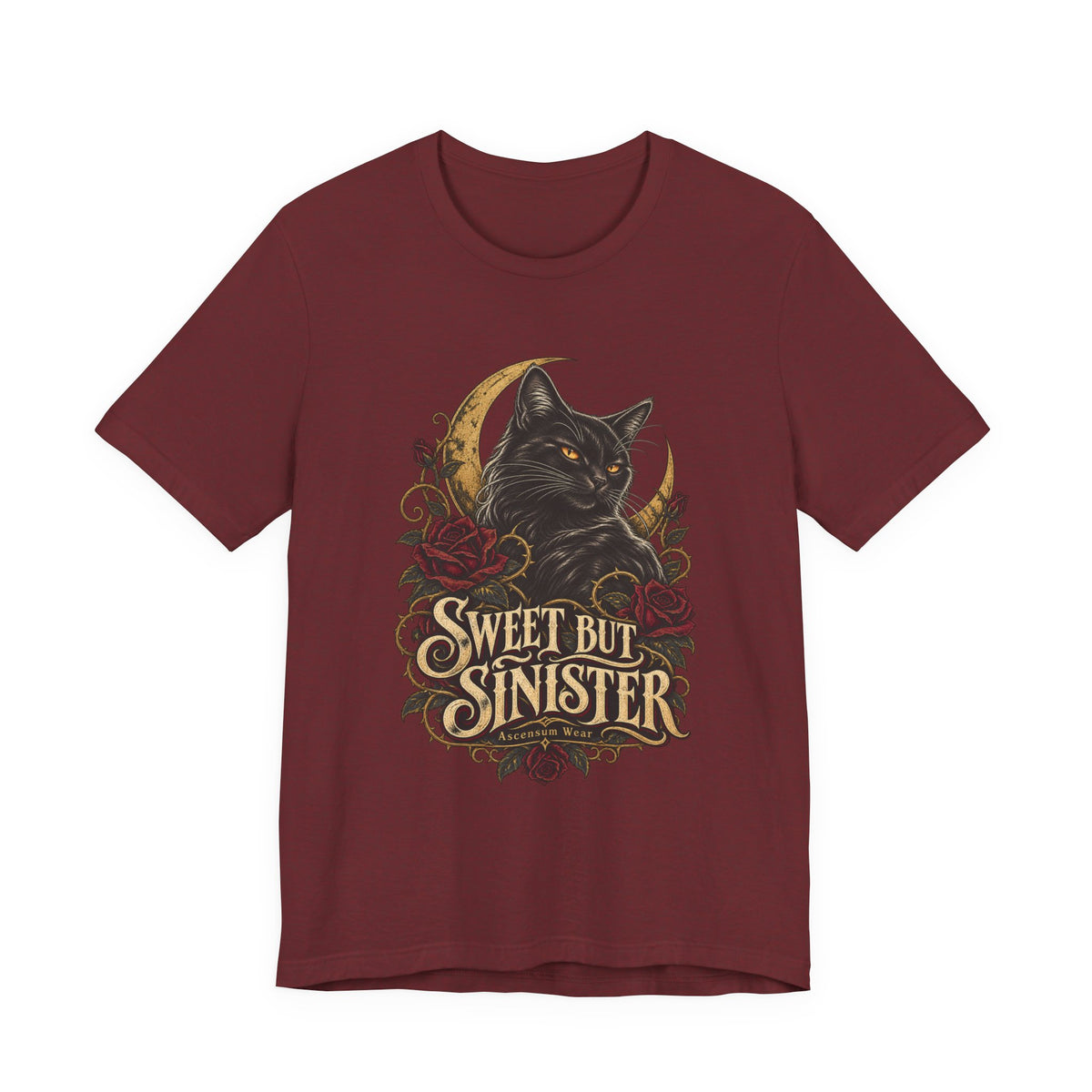 Sweet But Sinister — Black Cat Halloween Tee | Ascensum Wear