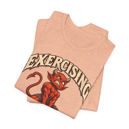 Exercising My Demons — Halloween Unisex Tee | Ascensum Wear