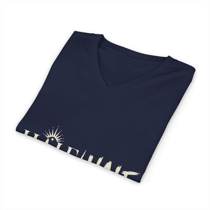 Half Goddess, Half Gremlin | Women's Empowerment V Neck