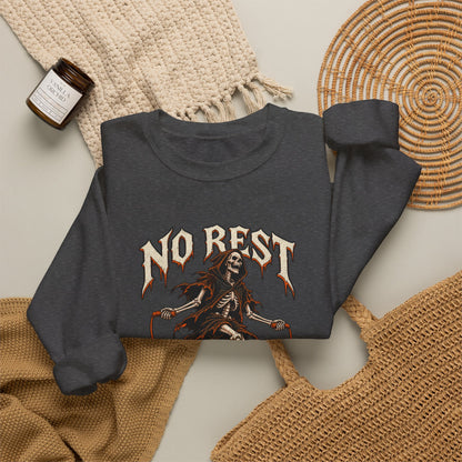 No Rest for the Wicked — Halloween Unisex Crewneck| Ascensum Wear