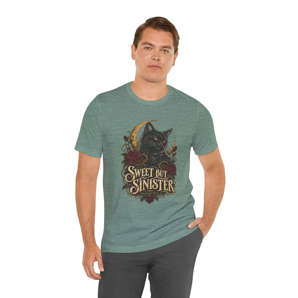 Sweet But Sinister — Black Cat Halloween Tee | Ascensum Wear