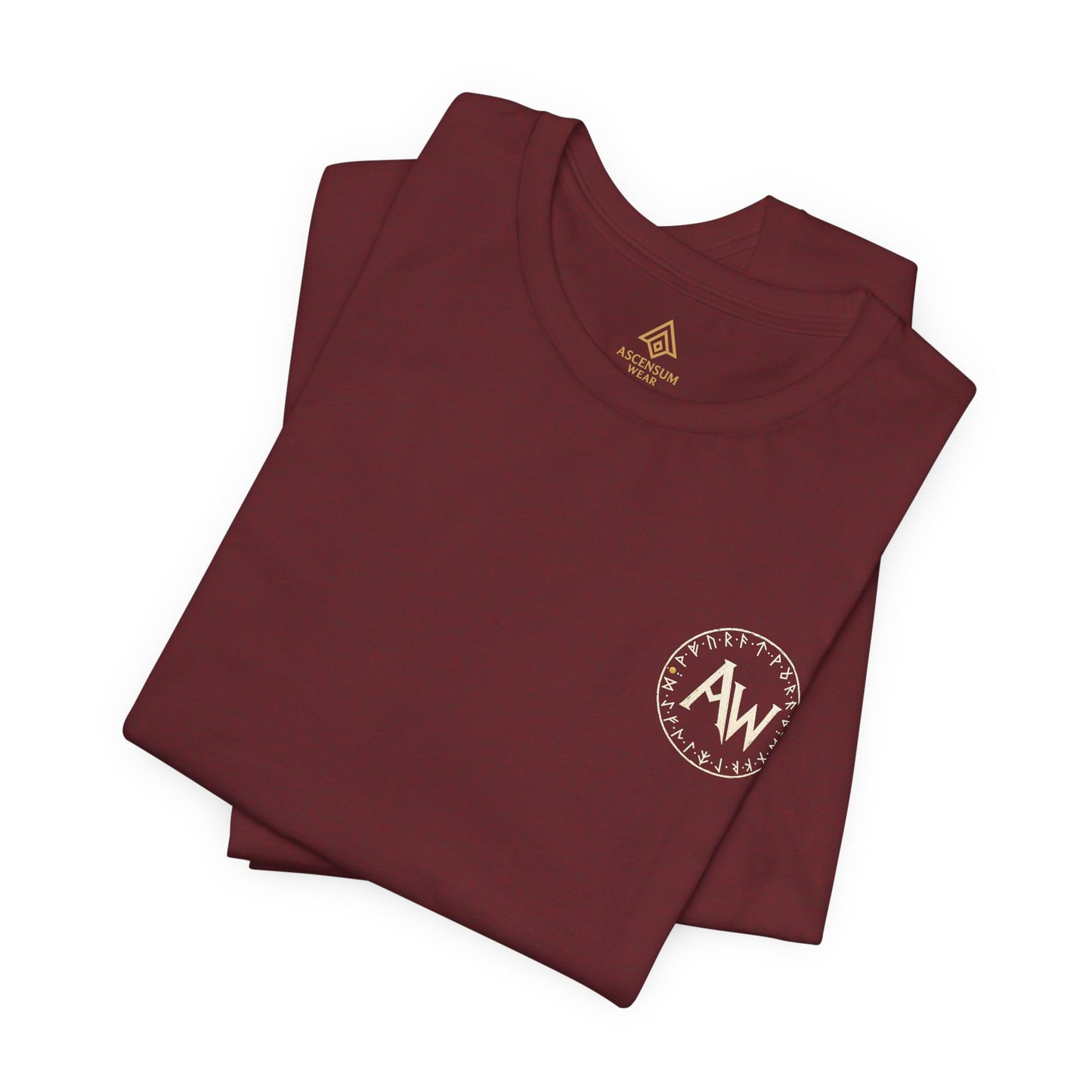 Runic Circle Seal — Norse Back Print T-Shirt | Ascensum Wear
