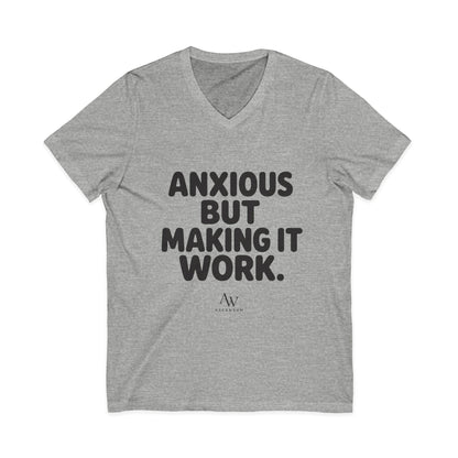 Anxious But Making It Work | Women's Empowerment V Neck