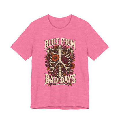 Bullet From Bad Days — Skeleton Flowers Halloween Tee | Ascensum Wear