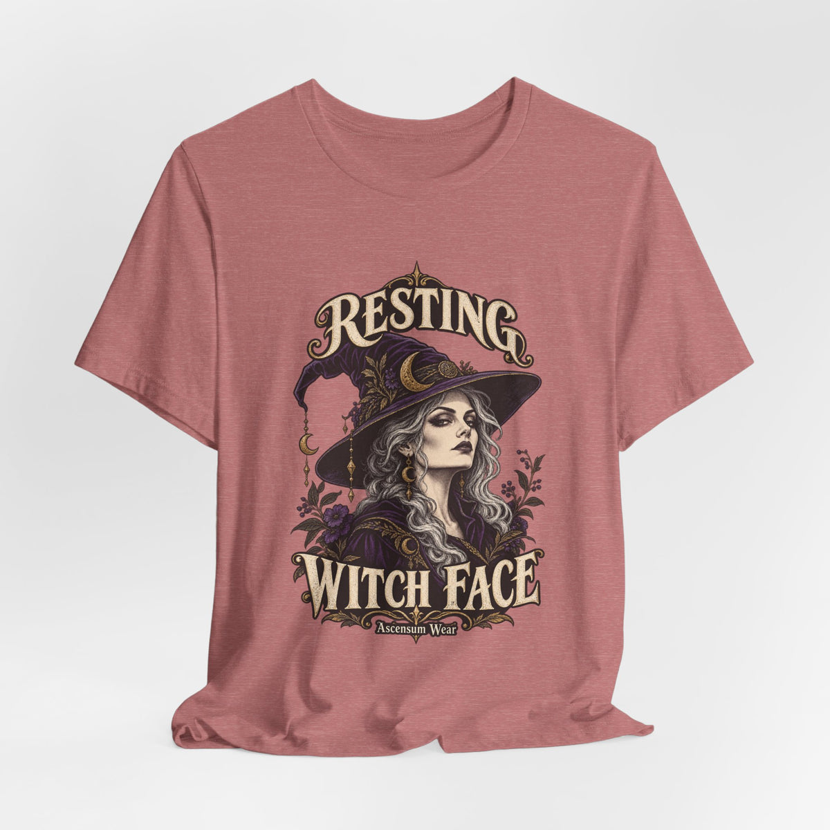 Resting Witch Face — Halloween Unisex Tee | Ascensum Wear
