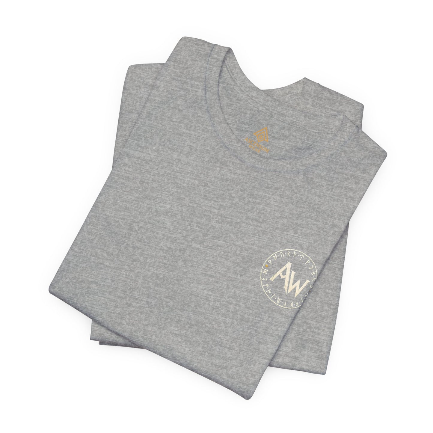 Runic Circle Seal — Norse Back Print T-Shirt | Ascensum Wear