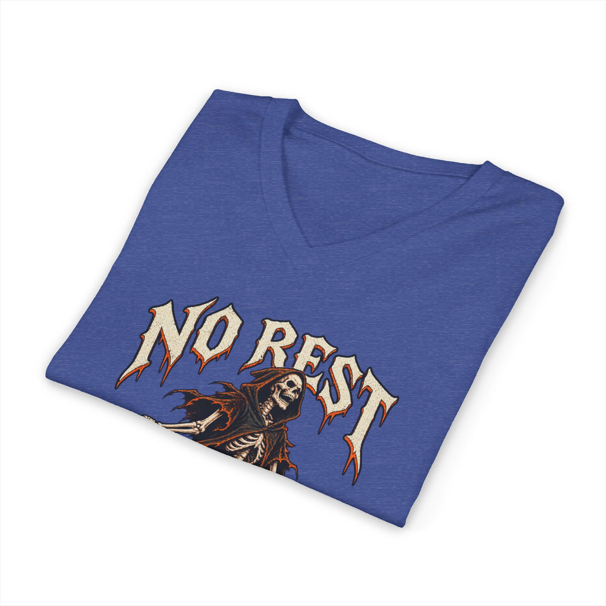 No Rest for the Wicked — Halloween Unisex V Neck | Ascensum Wear