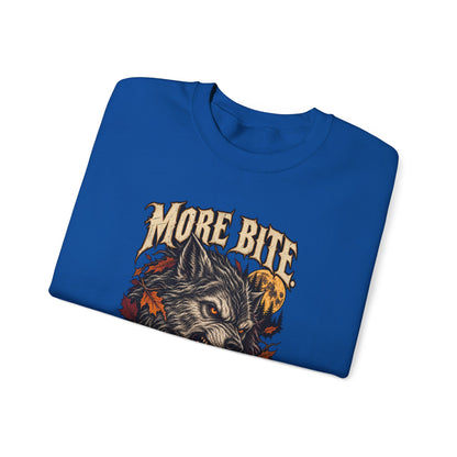 More Bite Less Bark — Halloween Unisex Crewneck | Ascensum Wear
