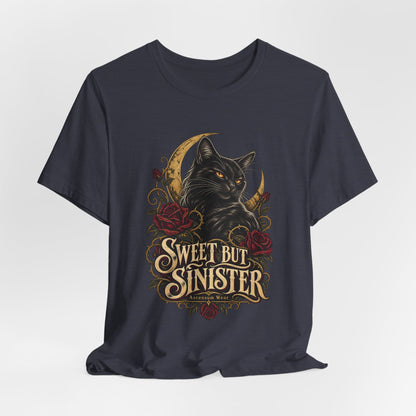 Sweet But Sinister — Black Cat Halloween Tee | Ascensum Wear