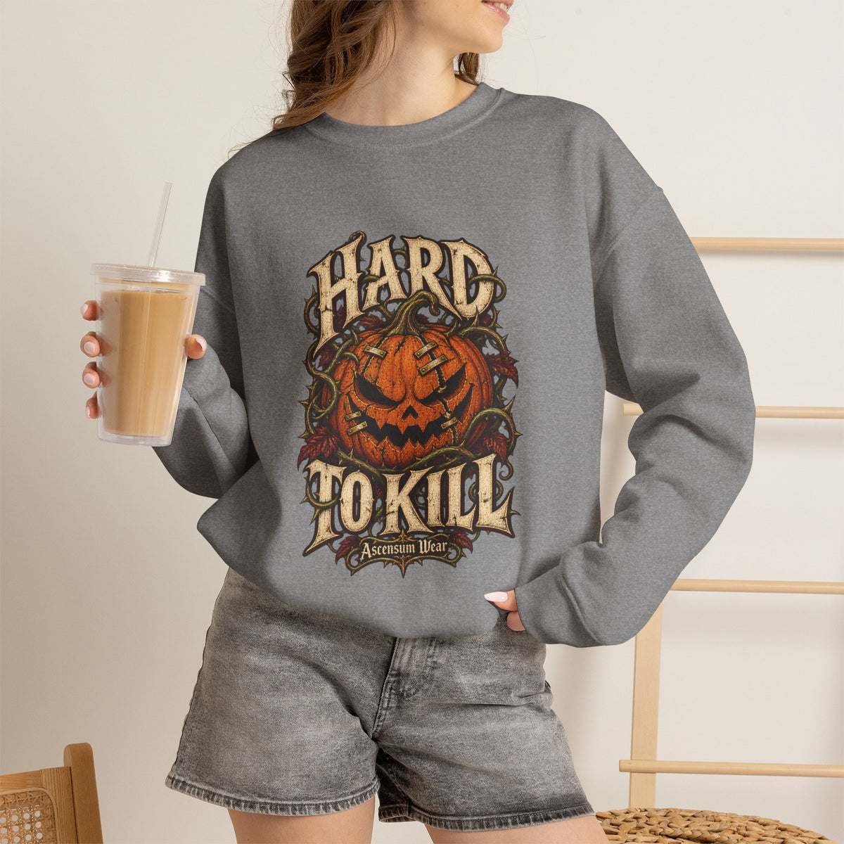 Hard to Kill — Halloween Unisex Crewneck | Ascensum Wear