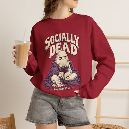 Socially Dead — Halloween Unisex Crewneck | Ascensum Wear