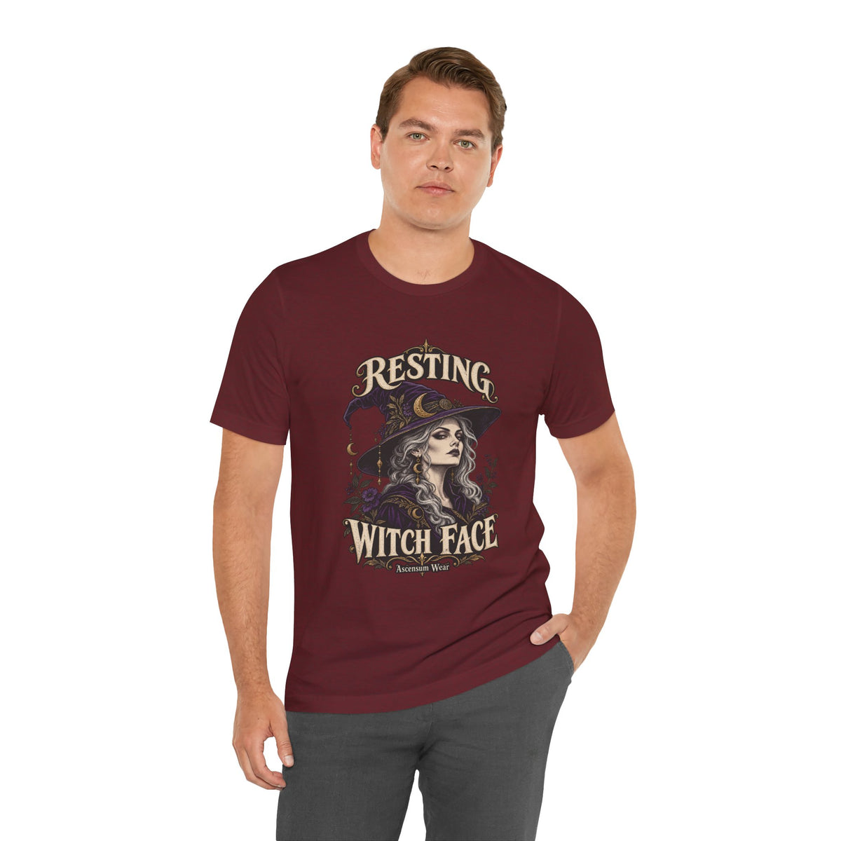 Resting Witch Face — Halloween Unisex Tee | Ascensum Wear