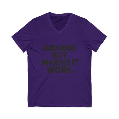 Anxious But Making It Work | Women's Empowerment V Neck