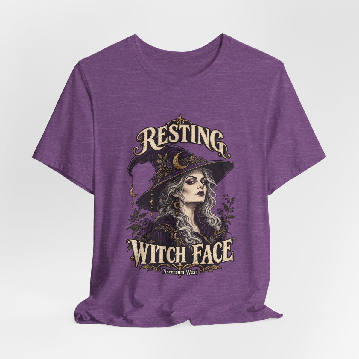 Resting Witch Face — Halloween Unisex Tee | Ascensum Wear