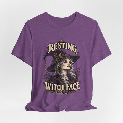 Resting Witch Face — Halloween Unisex Tee | Ascensum Wear