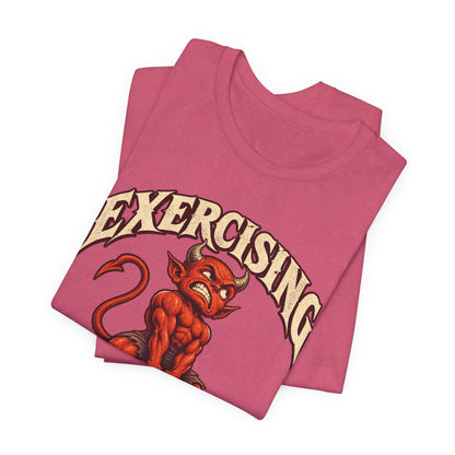 Exercising My Demons — Halloween Unisex Tee | Ascensum Wear