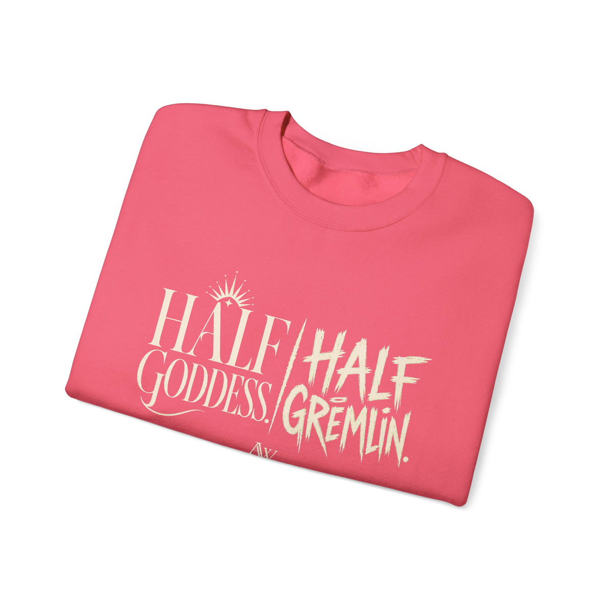 Half Goddess, Half Gremlin — Women's Empowerment Crewneck | Ascensum Wear