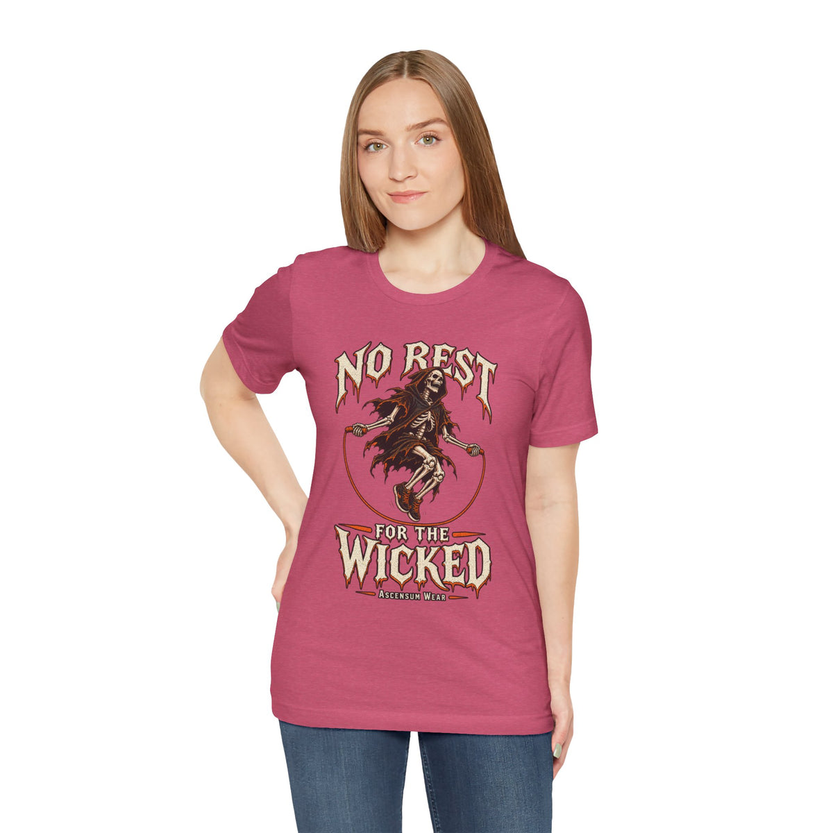 No Rest for the Wicked — Halloween Unisex Tee | Ascensum Wear