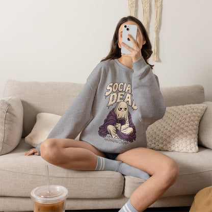Socially Dead — Halloween Unisex Crewneck | Ascensum Wear