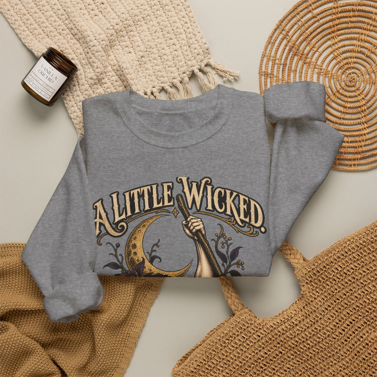 A Little Wicked A Lot Stronger — Halloween Unisex Crewneck Sweatshirt | Ascensum Wear