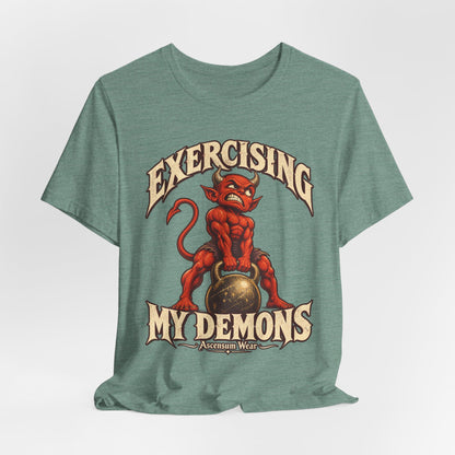 Exercising My Demons — Halloween Unisex Tee | Ascensum Wear