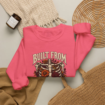 Bullet From Bad Days — Skeleton Flowers Halloween Crewneck | Ascensum Wear
