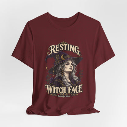 Resting Witch Face — Halloween Unisex Tee | Ascensum Wear