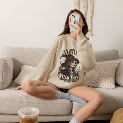 Resting Witch Face — Halloween Unisex Crewneck | Ascensum Wear