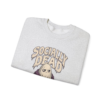 Socially Dead — Halloween Unisex Crewneck | Ascensum Wear